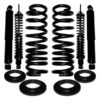 1997-2002 Ford Expedition 4WD Front Air to Coil Over Gas Shocks with Rear Suspension Air Bag to Coil Spring & Gas Shocks Kit